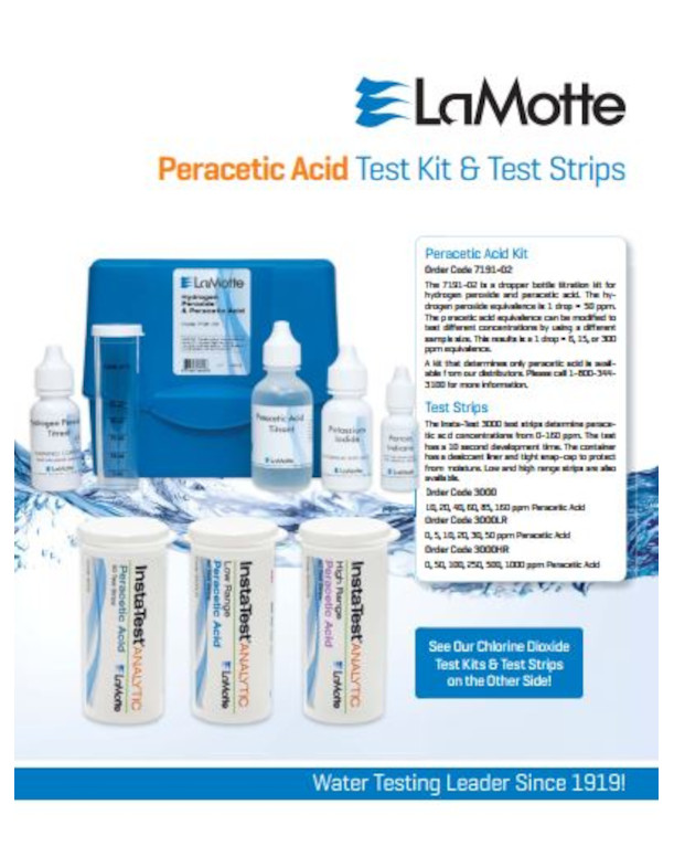 Lamotte Food Peracetic Acid